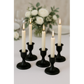 Black Metal Taper Candle Holder