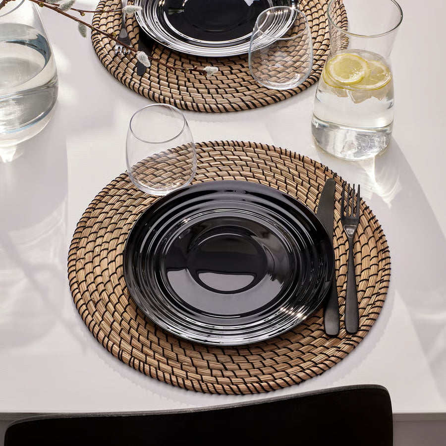 Black Ripple Plate