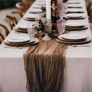Cheesecloth Table Runners