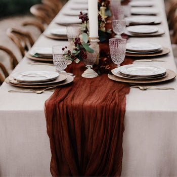 Cheesecloth Table Runners